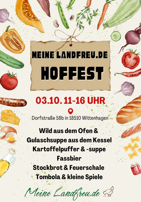 🌟 Herzliche Einladung zu unserem Hoffest am 3. Oktober! 🌟