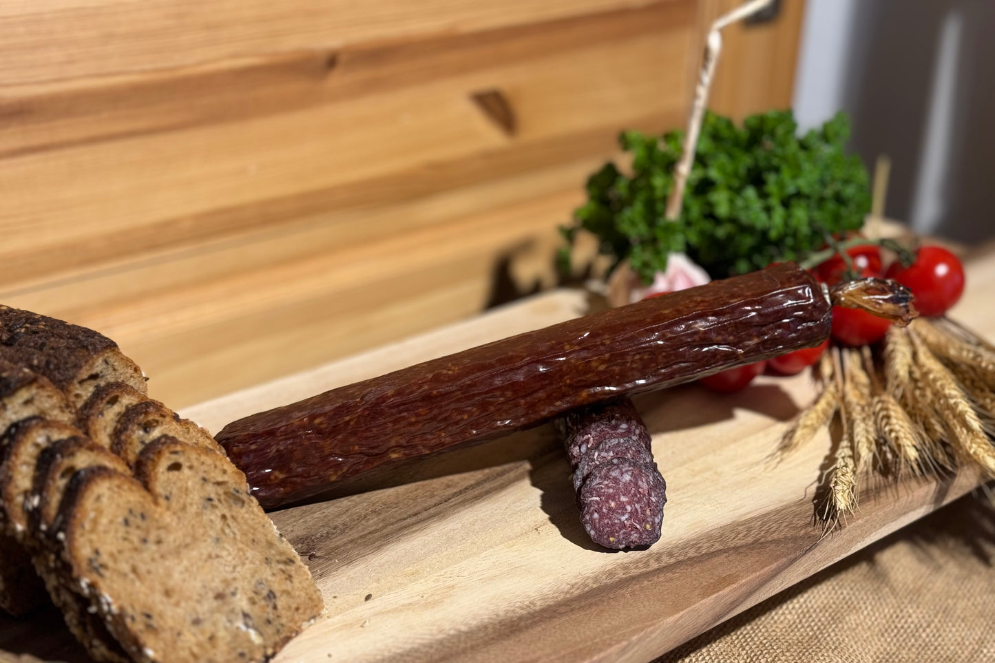 Wildsalami vom Spargelhof