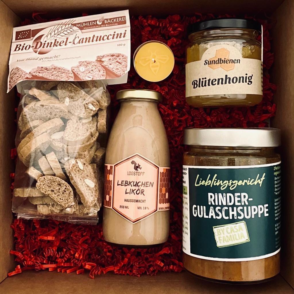 Weihnachtliche Geschenkverpackung