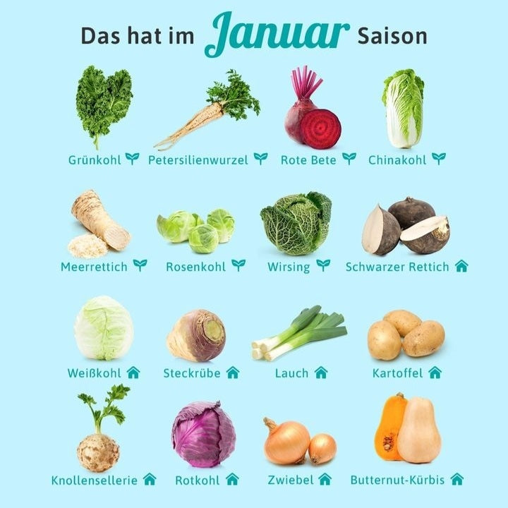 Saisonkalender Januar
