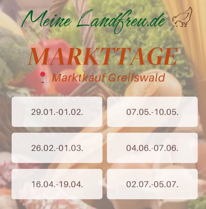 Markttage beim Marktkauf Greifswald - Meine Landfreu.de