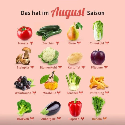 Saisonkalender August - Meine Landfreu.de