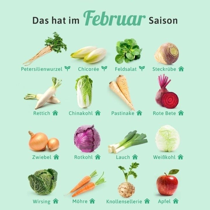 Saisonkalender Februar - Meine Landfreu.de