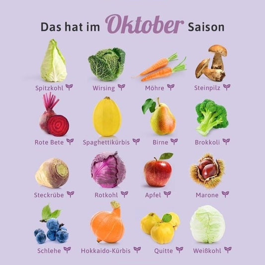 Saisonkalender Oktober - Meine Landfreu.de