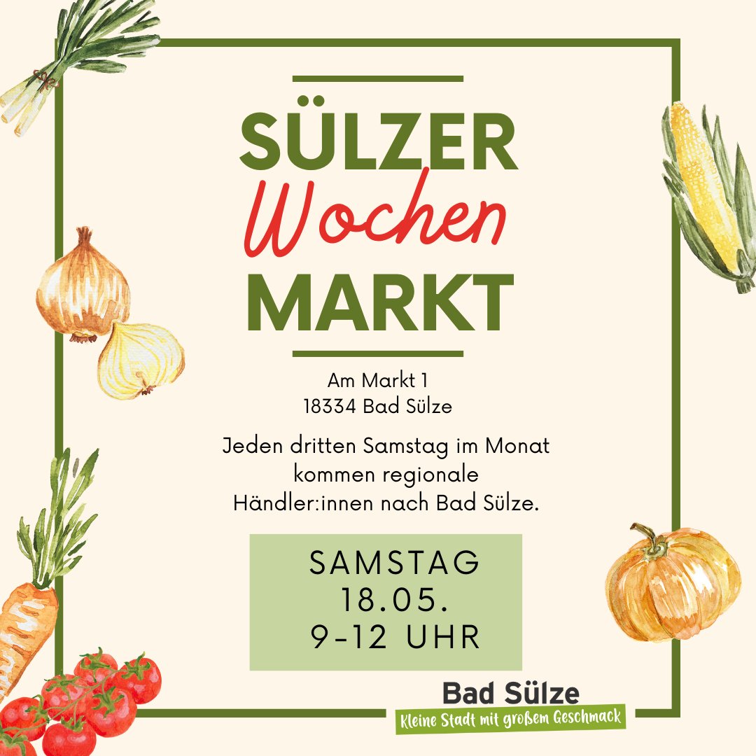 Sülzer Wochenmarkt am 18.05. - Meine Landfreu.de