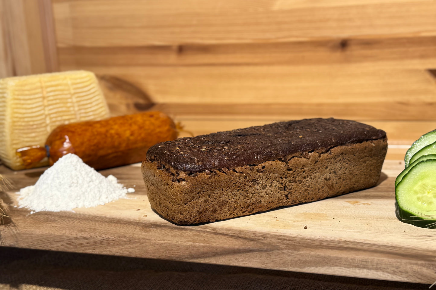 Kräftiges Roggenbrot handwerklich gebacken, Mecklenburg-Vorpommern

