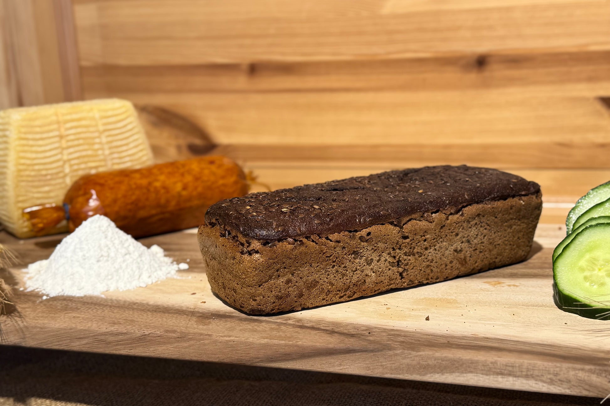 Kräftiges Roggenbrot handwerklich gebacken, Mecklenburg-Vorpommern


