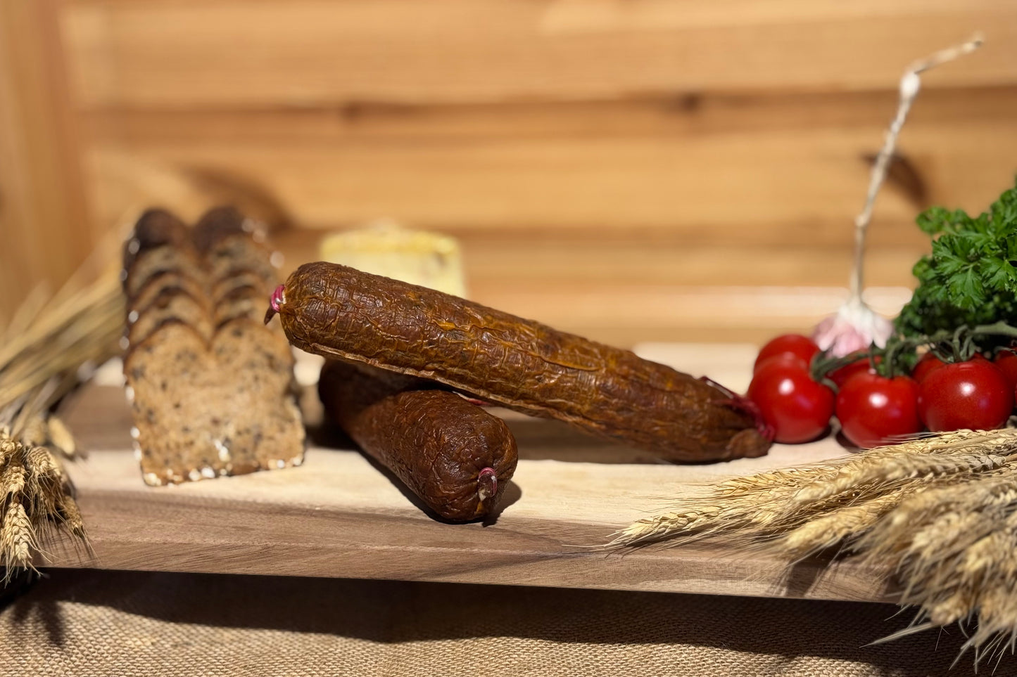 Regionale Wurstspezialität aus Baasdorf, Mecklenburg-Vorpommern

