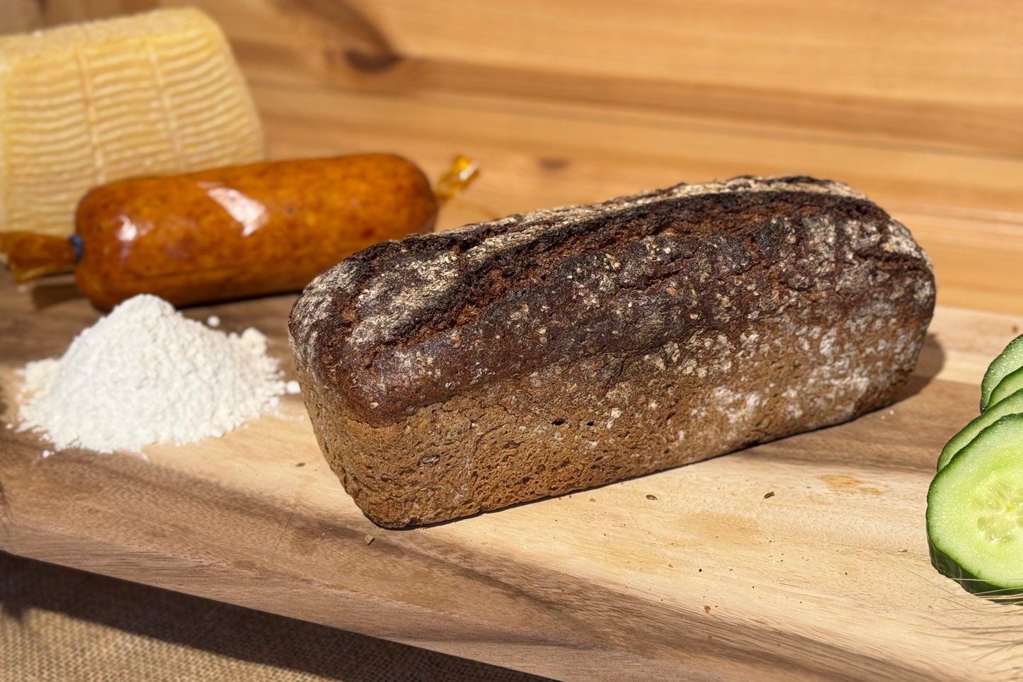 Kräftiges Vollkornbrot handwerklich gebacken, Mecklenburg-Vorpommern

