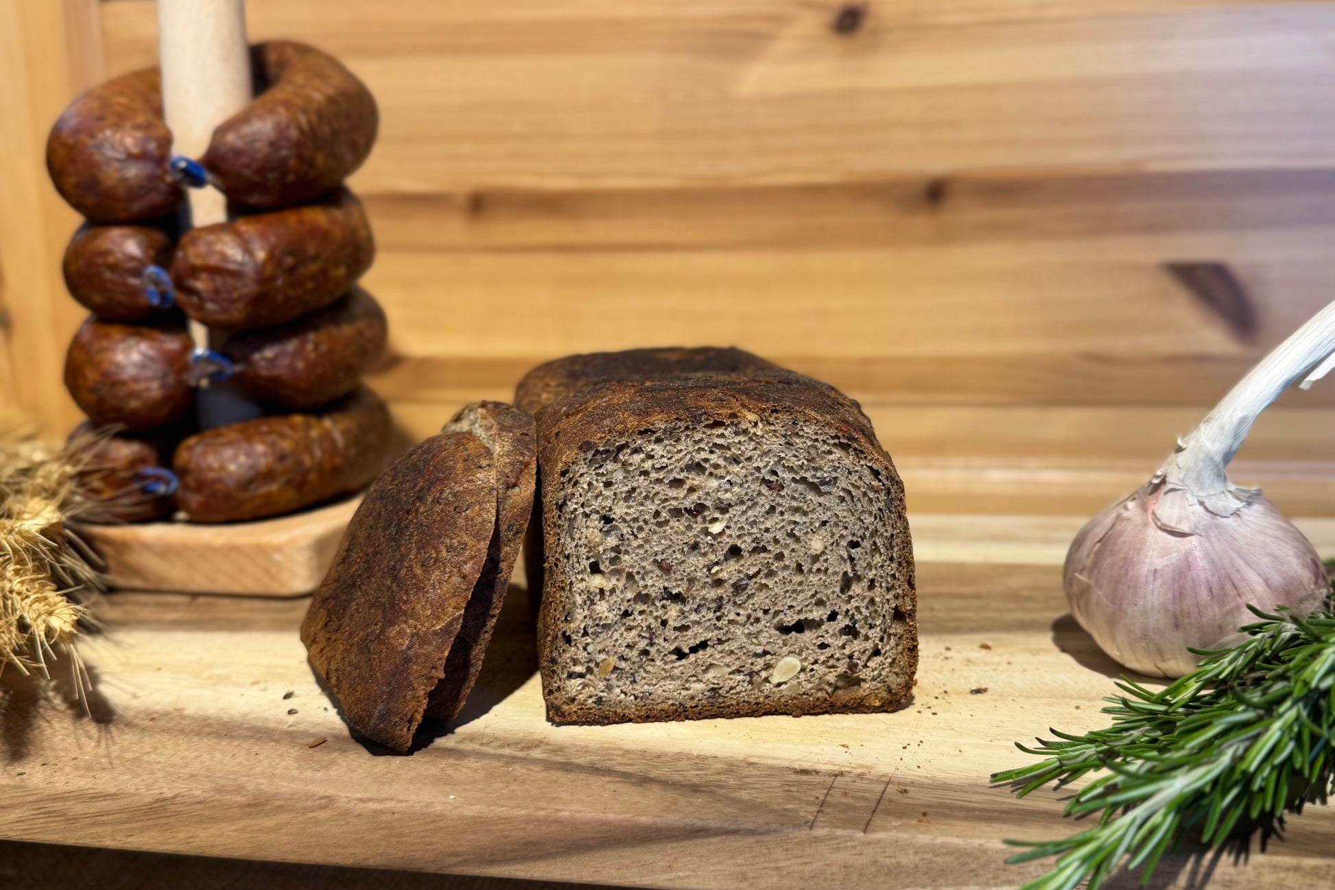 Herzhaftes Buchweizenbrot, handwerklich gebacken, Mecklenburg-Vorpommern

