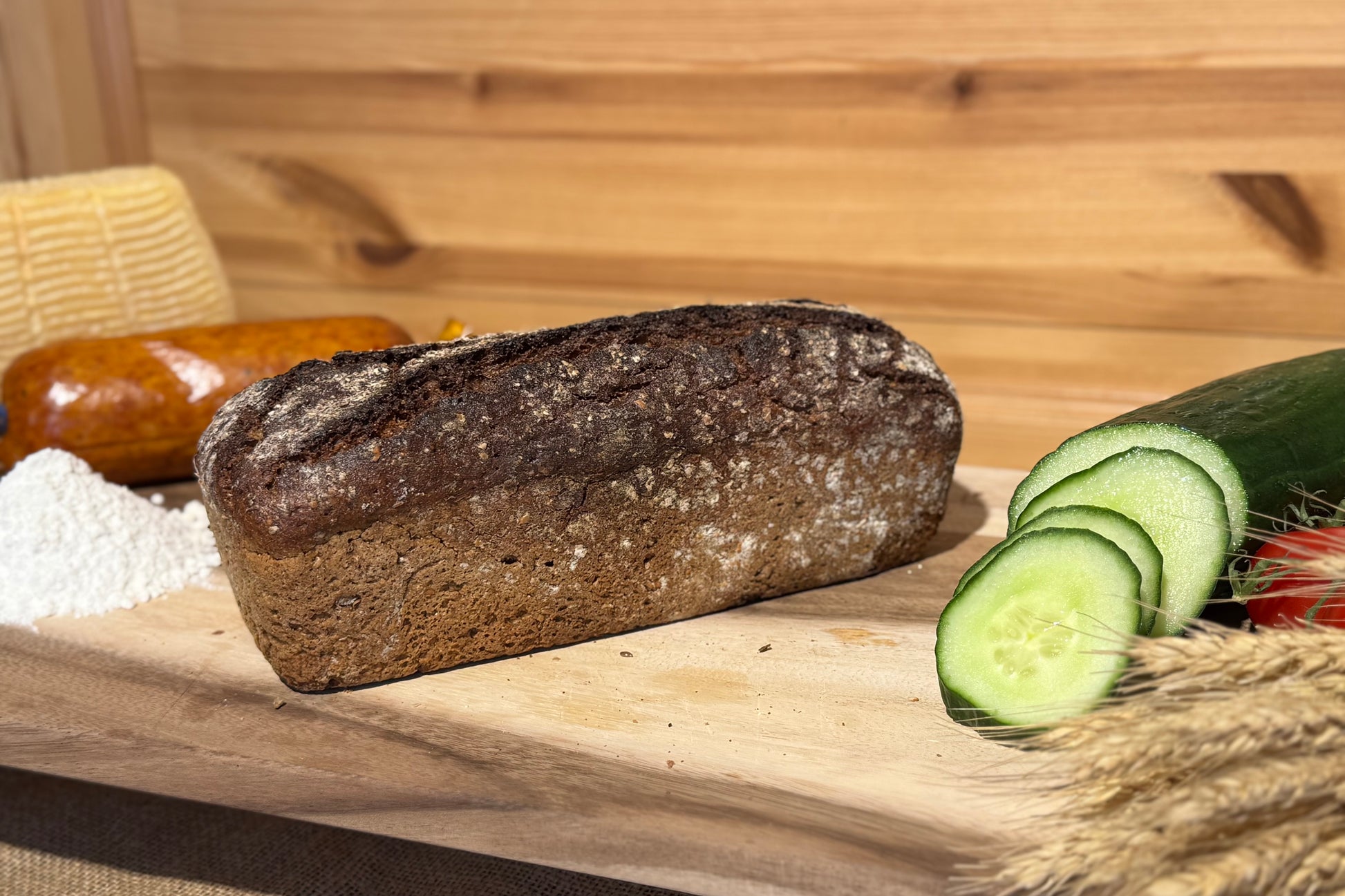 Kräftiges Vollkornbrot handwerklich gebacken, Mecklenburg-Vorpommern

