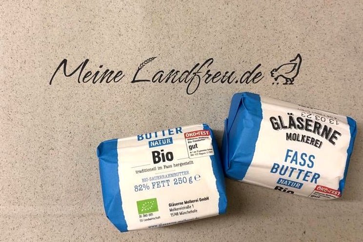 Brötchen - BIO + Fassbutter natur 250g - BIO + Blütenhonig 250g - Meine Landfreu.de