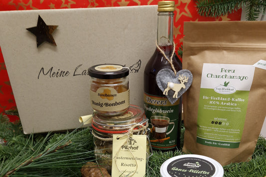 Weihnachtliche Geschenkverpackung